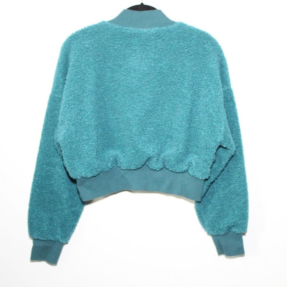 ✨2/$20 Fabletics Malia Polar Fleece Pullover Sweatshirt Deep Pile XXS H12500 - Picture 7 of 10